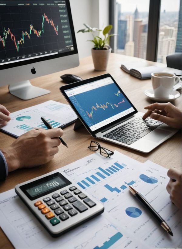 long office hallway tunnel view with gall doors on the sides